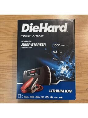 Diehard DH110 Lithium Ion Jump Starter 1000 amp & 12v Power Pack - New, Sealed